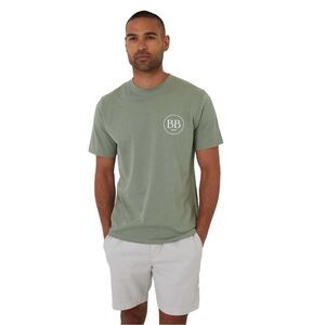 Threadbare Mens Rune Regular T-Shirt / Sage
